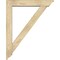 Ekena Millwork Traditional Traditional Rough Sawn Bracket w/ Offset Brace, Douglas Fir, 6"W x 32"D x 40"H BKT0604X32X40TRA01RDF - alternate 4